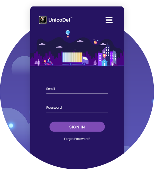 UnicoDel's Gojek clone app navigation for users to access all on-demand service